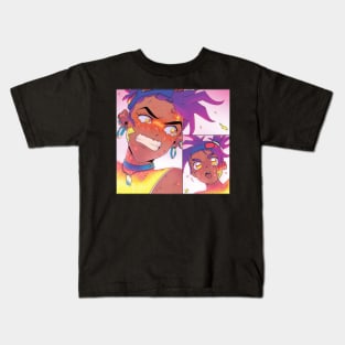 Anime Girl Cartoon Style - Manga Girl Kids T-Shirt